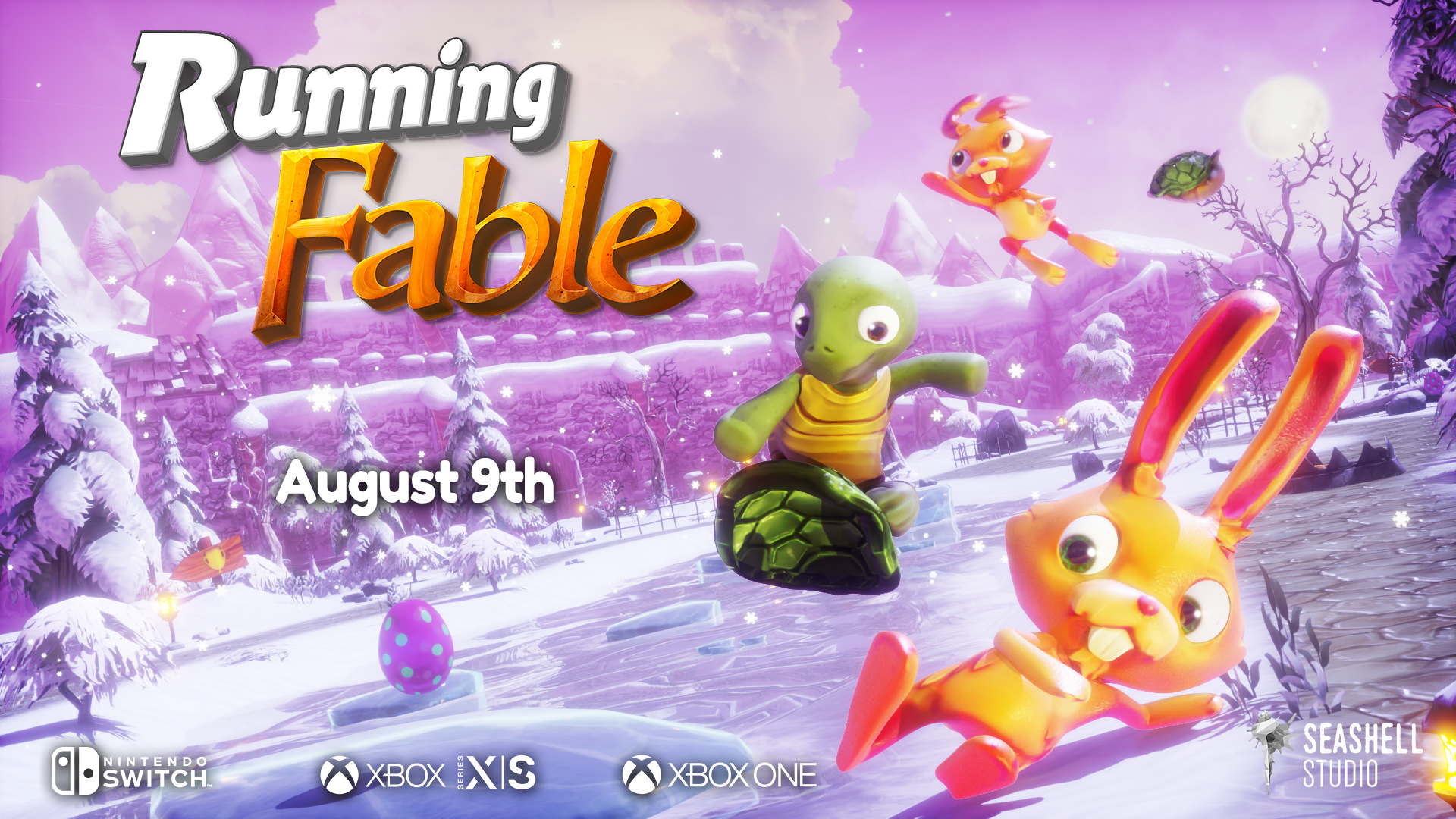 Seashell Studio - Running Fable ⚡Switch/Xbox🐢🐇 on X: Thanks for all the  feedback and love we have received for #RunningFable! ❤️ We have added a  new patch for every console! 🎮 Fixing